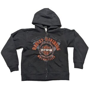 HARLEY-DAVIDSON of‎ Palm Beach Florida Black Zip Hoodie - Youth XS
